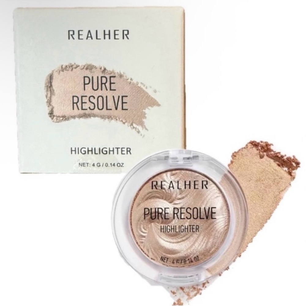 ✨ REALHER – Pure Resolve Highlighter (4g / 0.14 oz) ✨ $21 MSRP